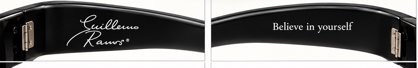 Glasses — C1 Classic — Black design details
