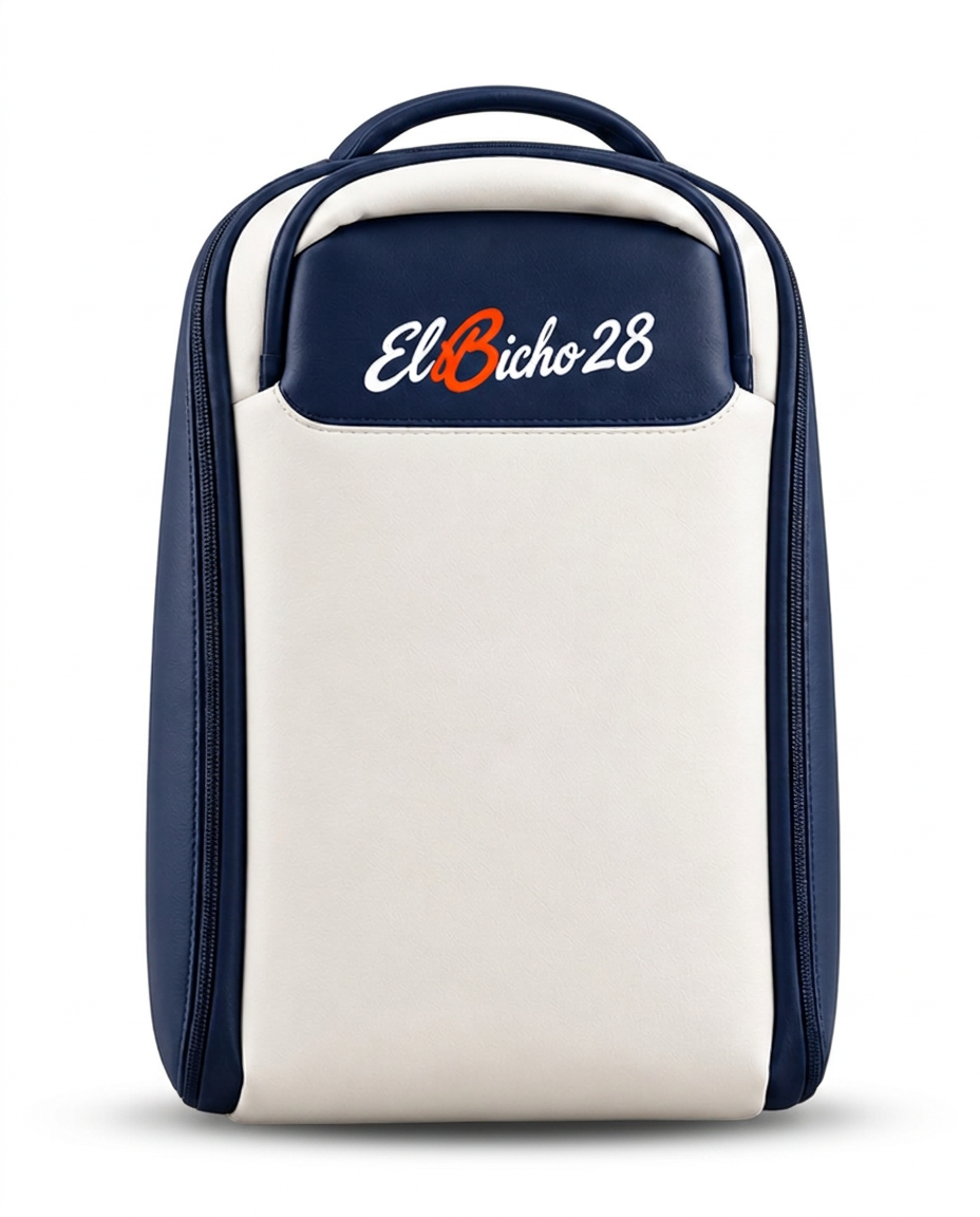 Shoe Bag — Classic — White & Blue