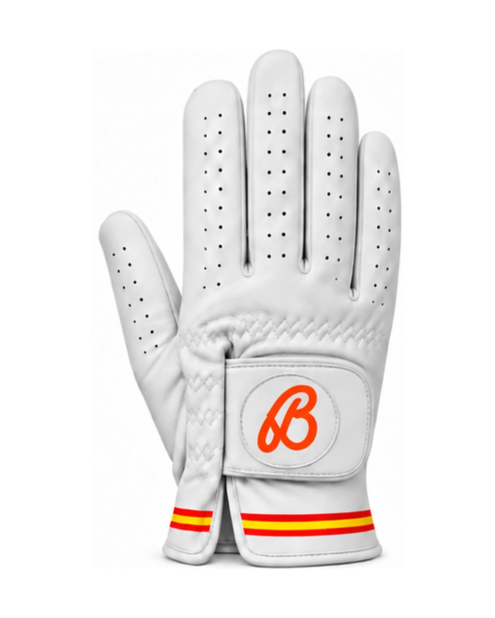 Spain Edition Golf Glove — White cuff artwork details